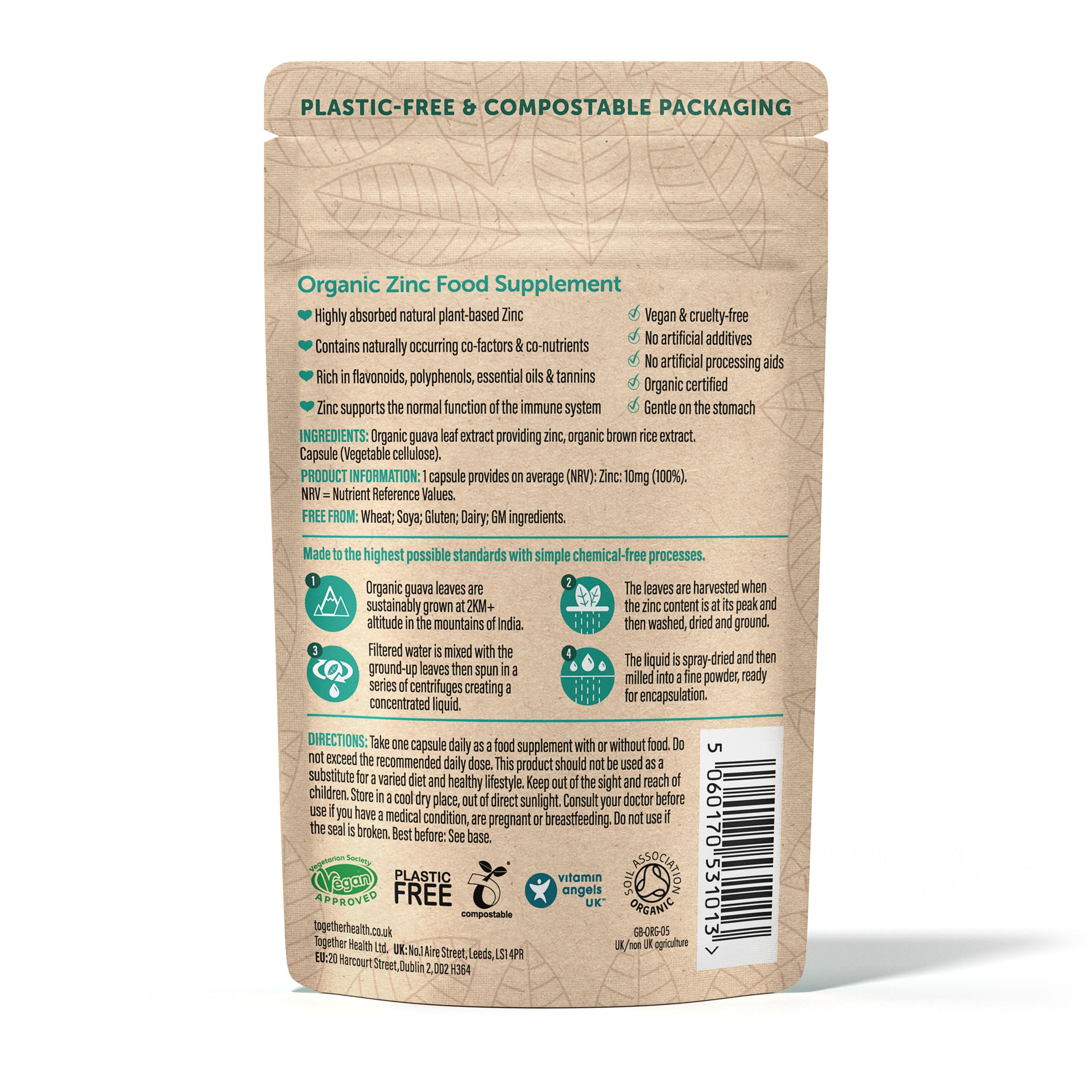 Together Health - Wholefood Organic Zinc 30s