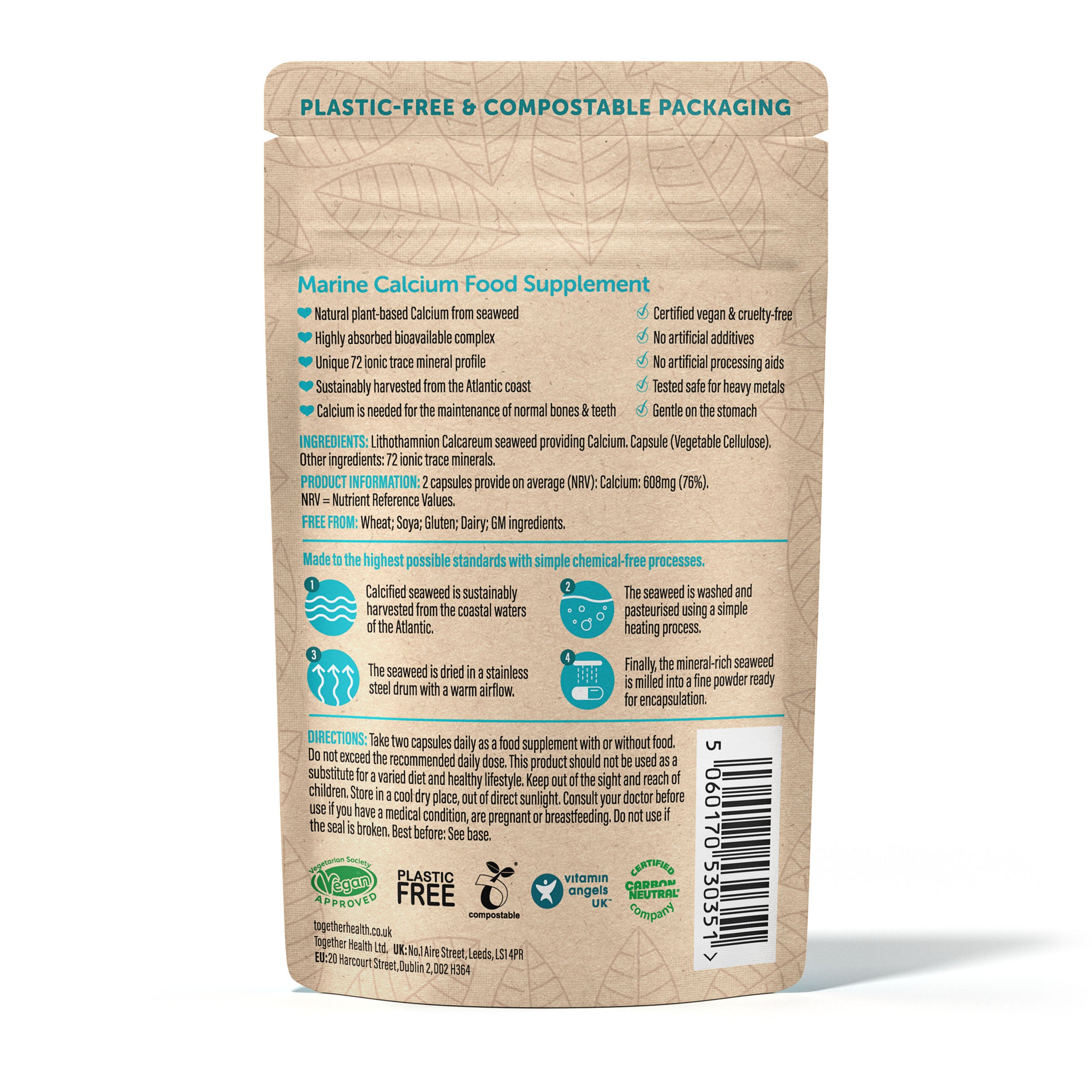 Together Health - Wholefood Marine Calcium 60s