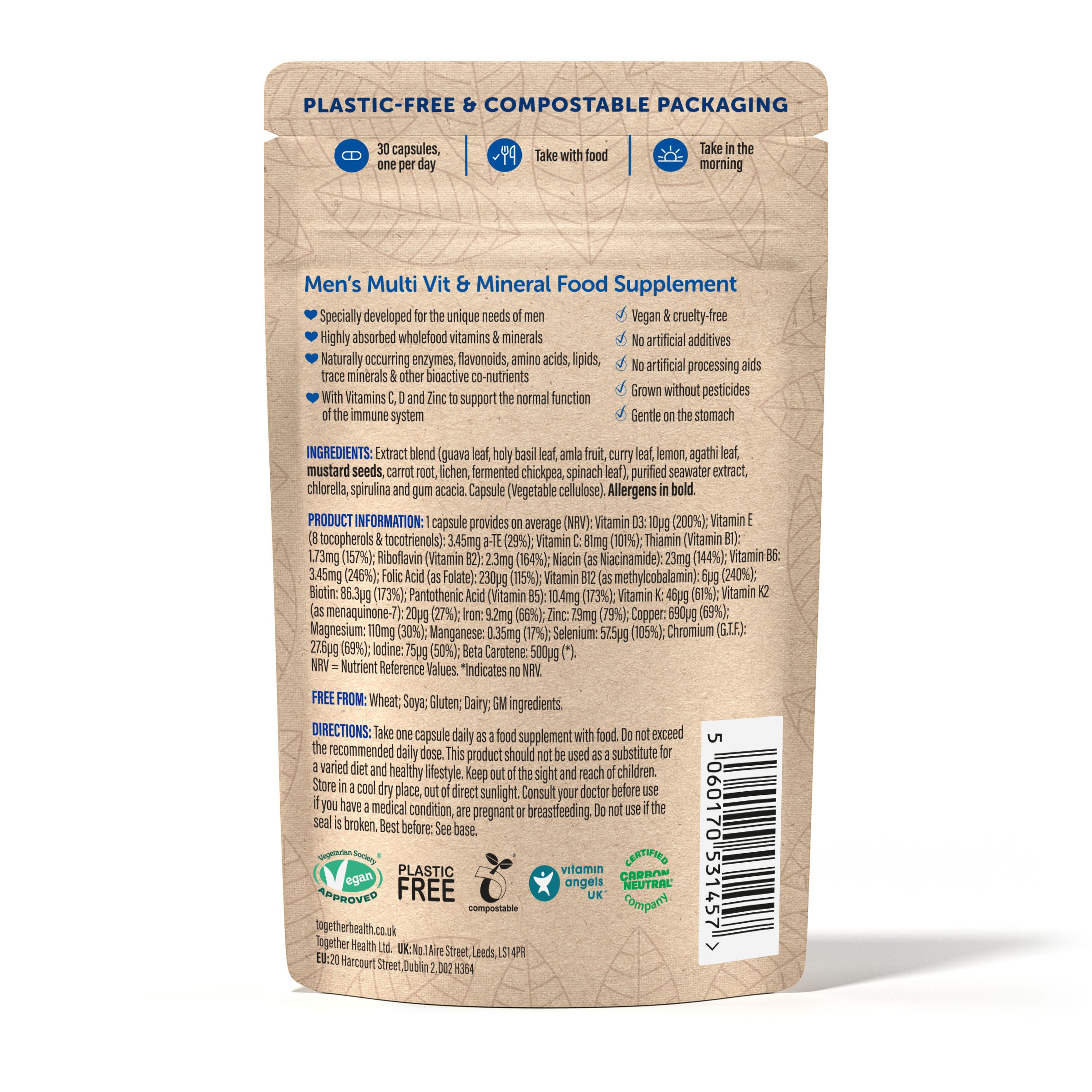 Together Health - Wholefood Men’s Multivitamin 30s