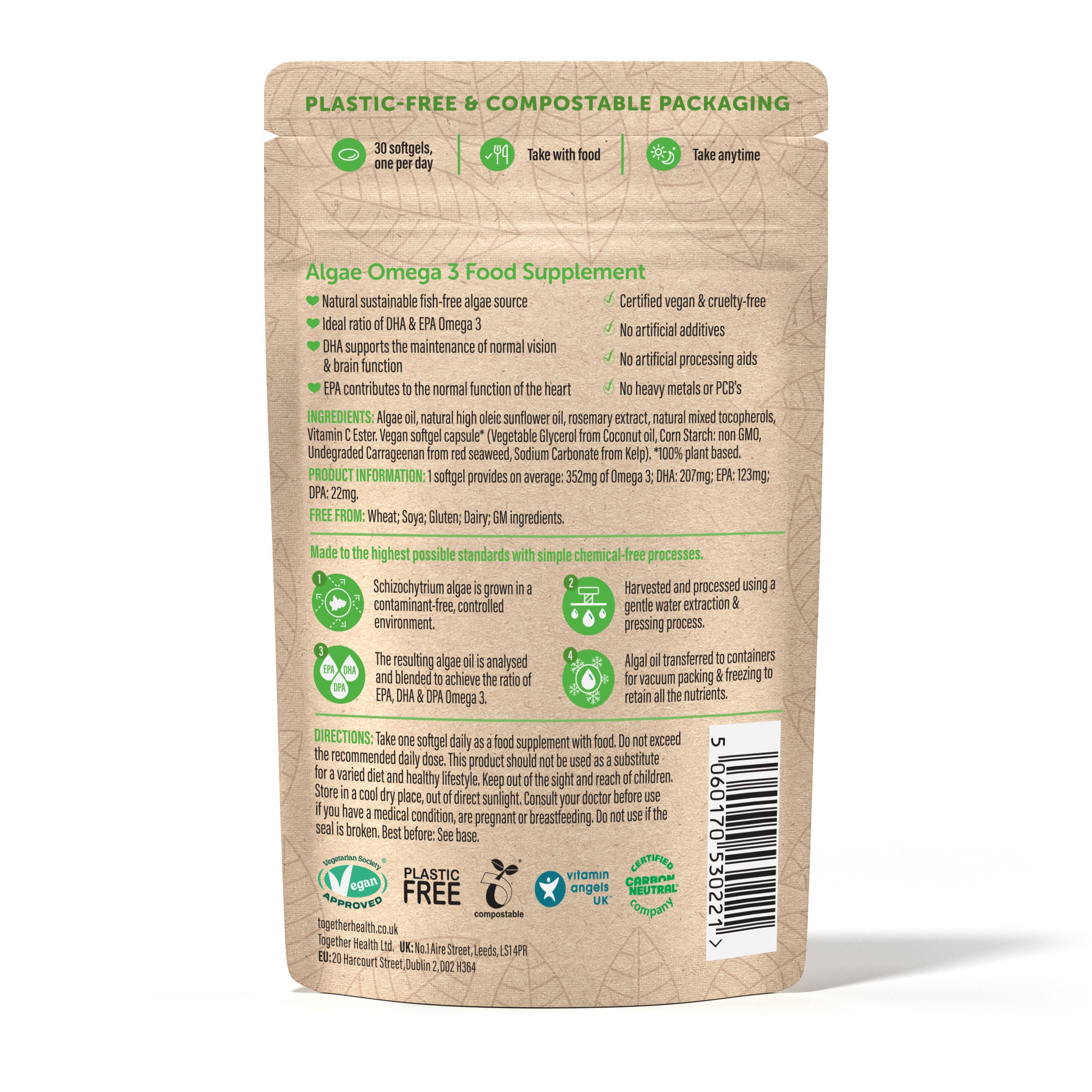 Together Health - Wholefood Algae Omega 3 30s
