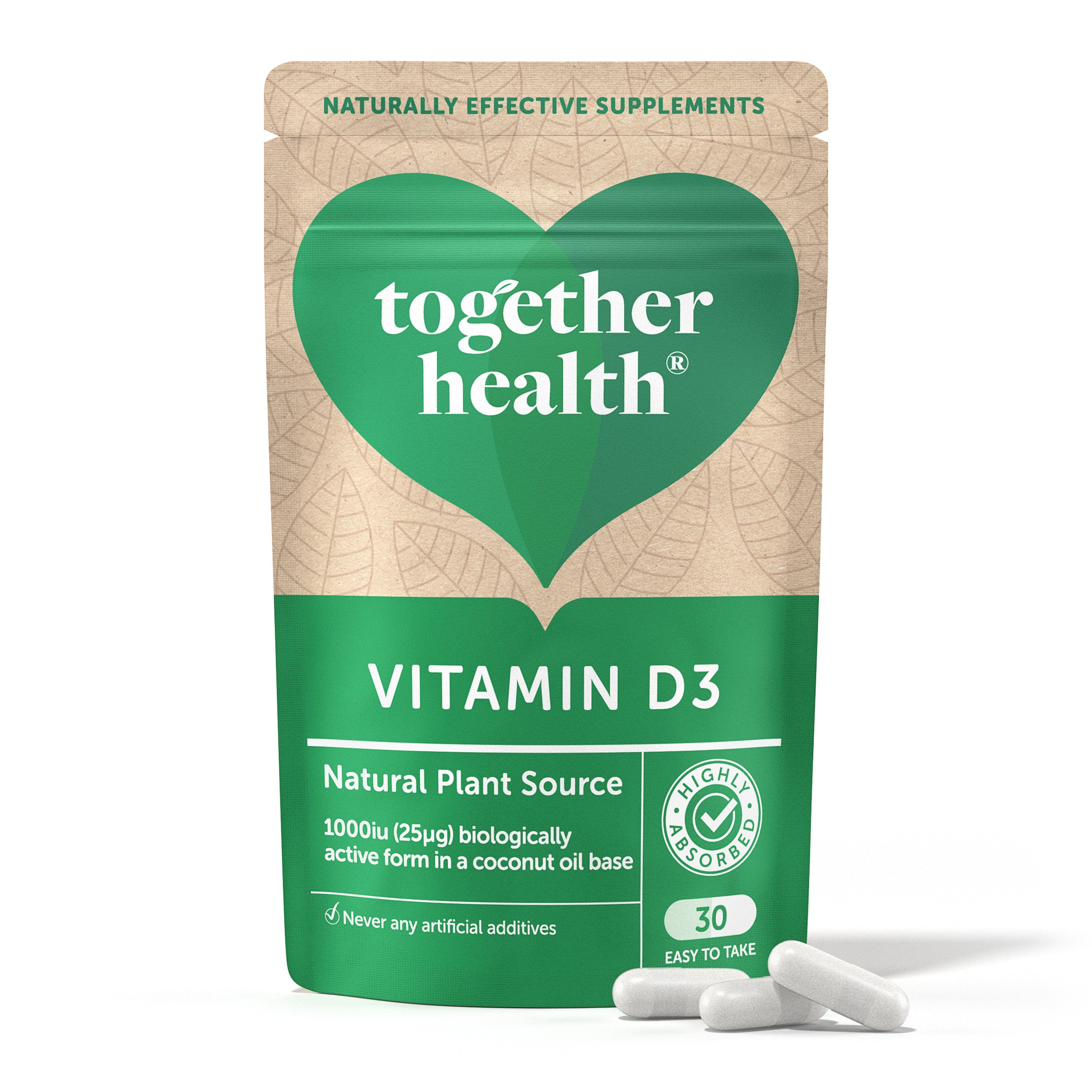 Together Health - Wholefood Vegan Vitamin D3 30s