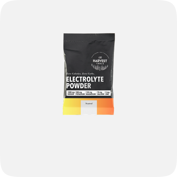 The Harvest Table
Neutral Electrolyte