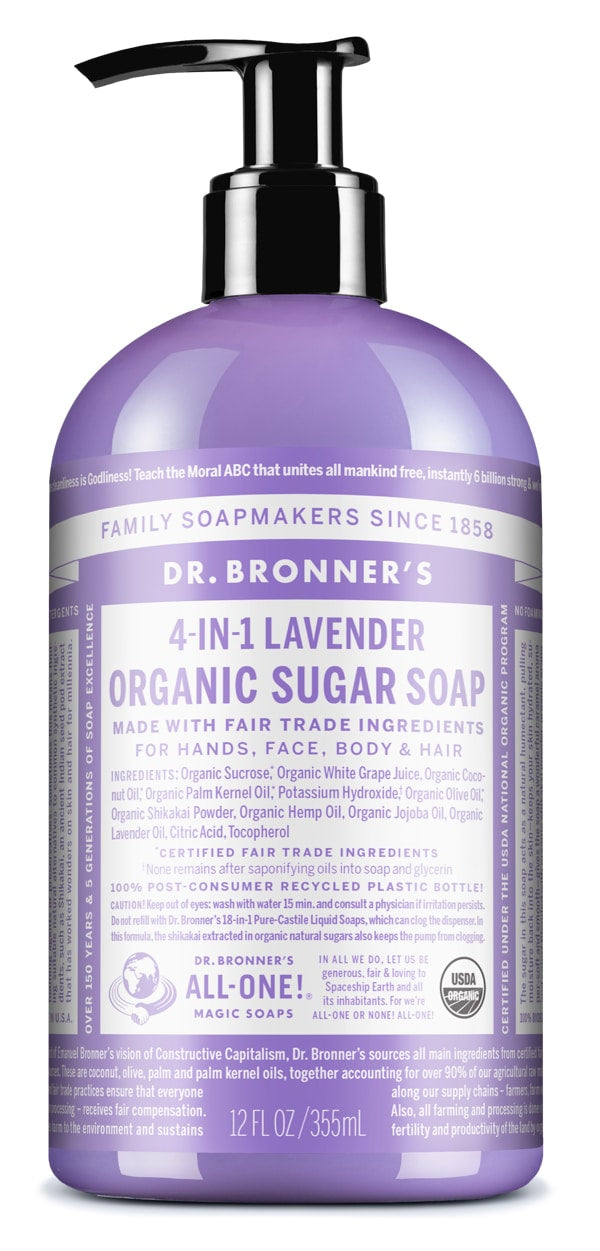 Dr Bronner - Sugar Soap Lavender 355ml