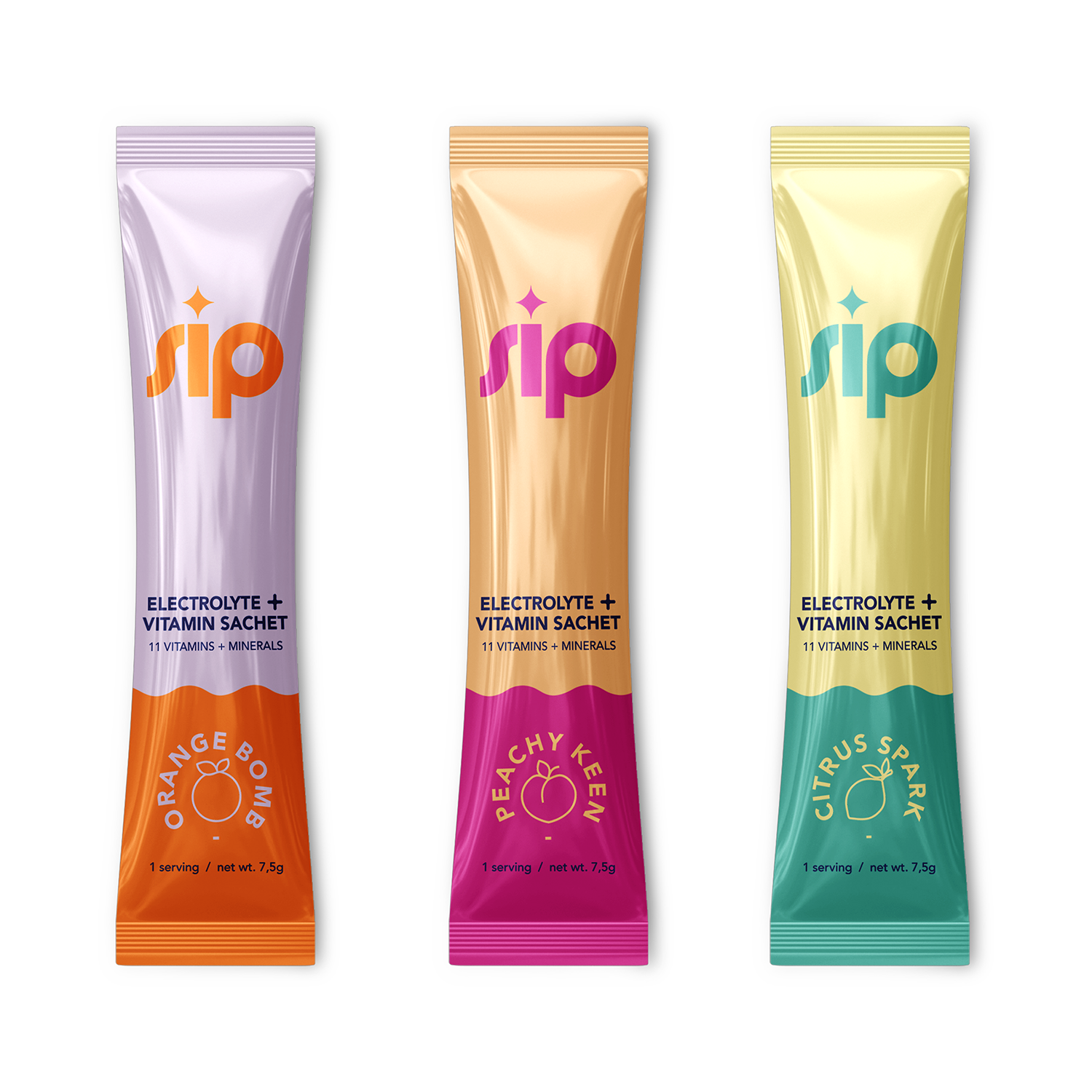 SIP - Daily Electrolyte & Vitamin Sachets Mix 1 Variety 30s