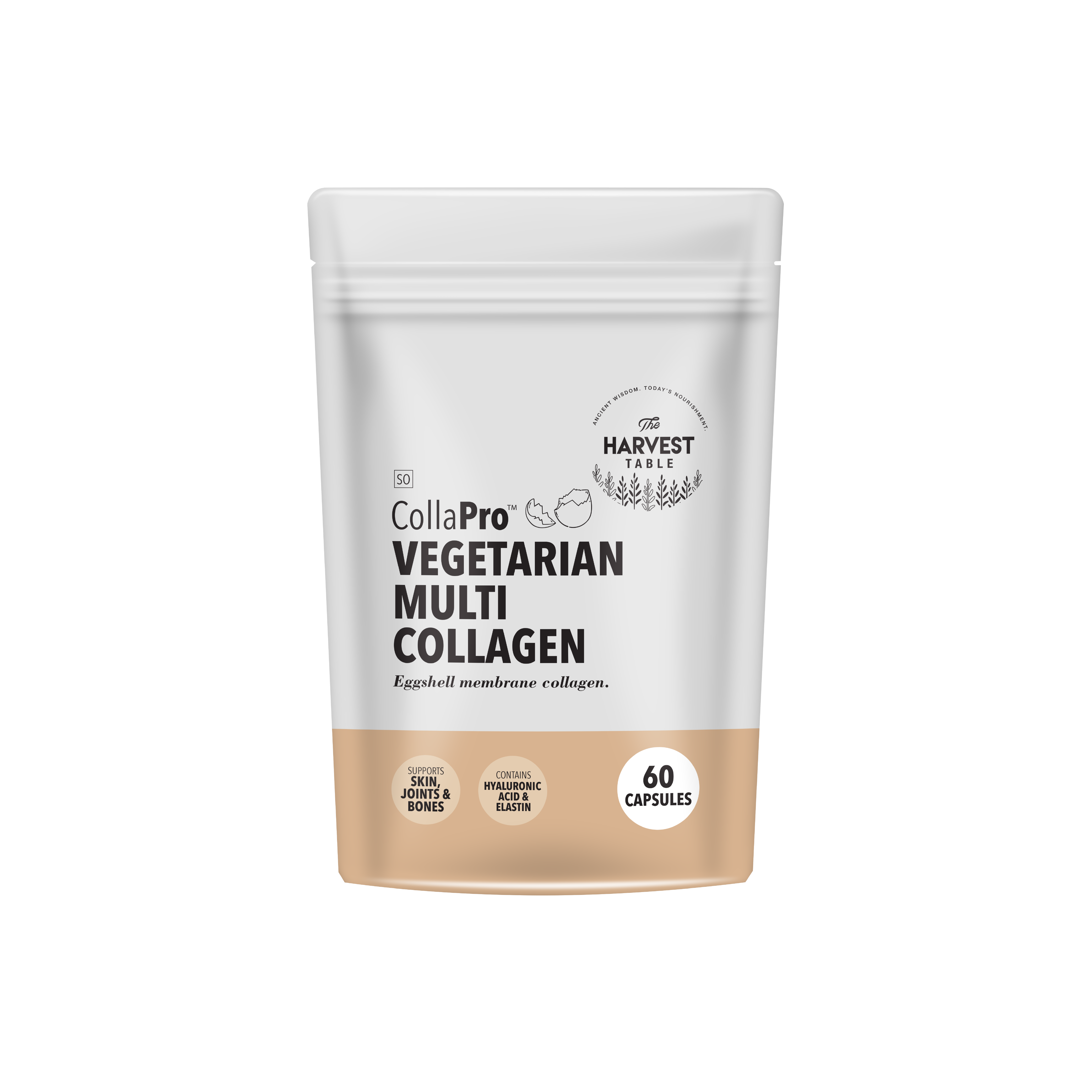 The Harvest Table - CollaPro Vegetarian Multi Collagen Capsules 60 Pouch