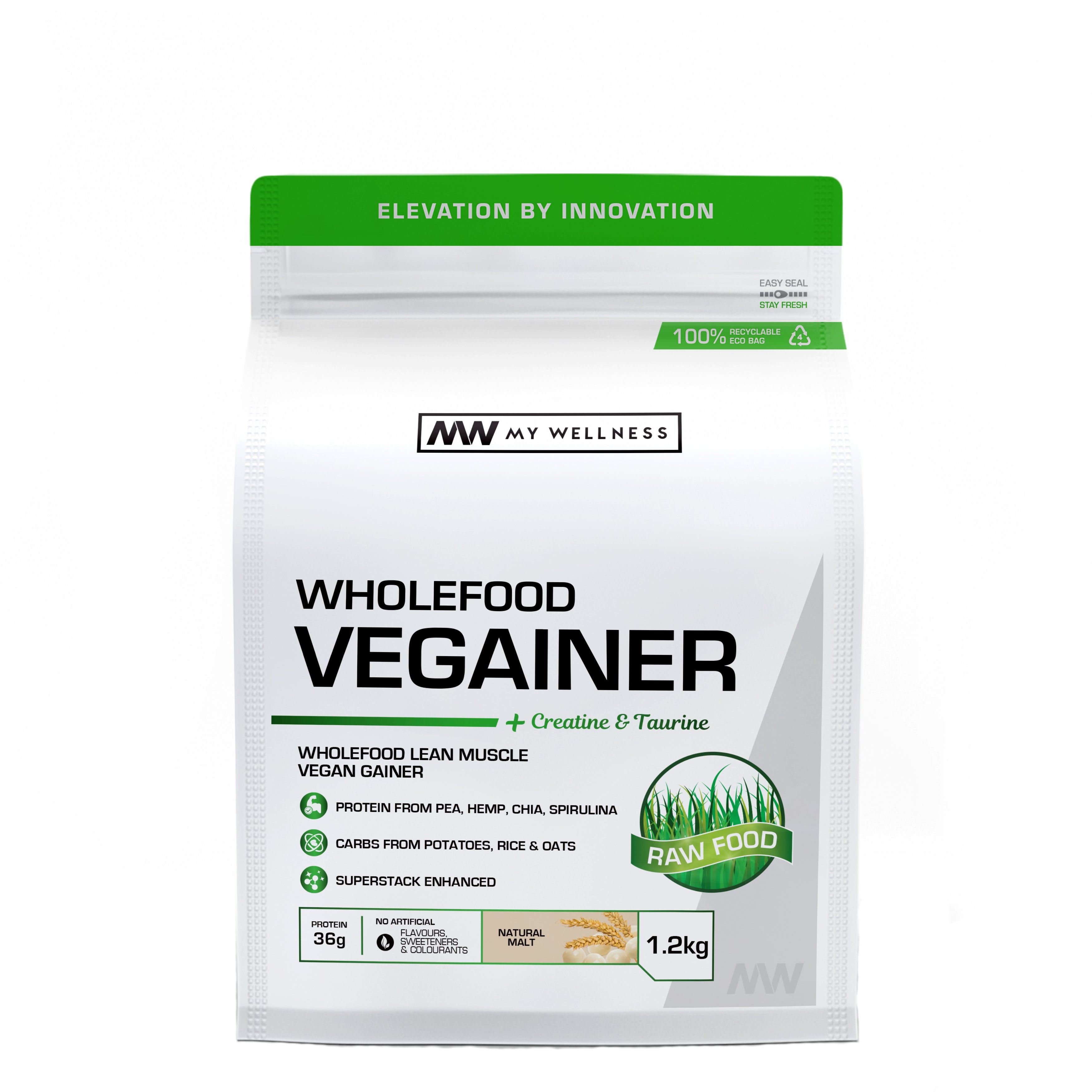 My Wellness - Wholefood Vegainer Natural Malt 1.2kg