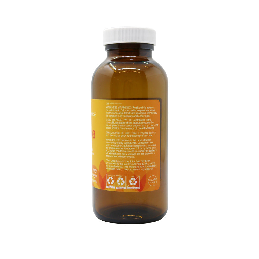 Wellness - Vitamin D3 1000iu Vegan 120s