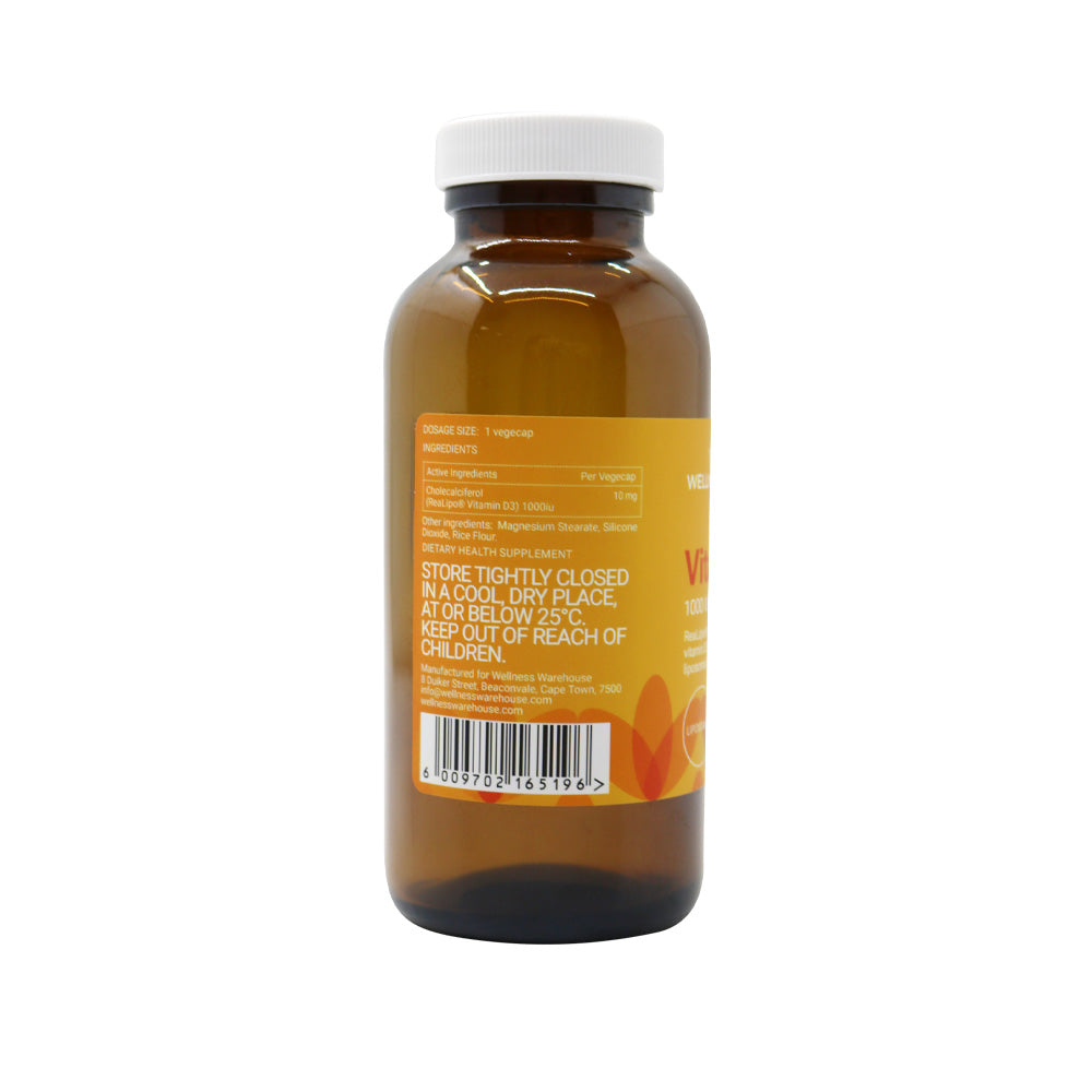 Wellness - Vitamin D3 1000iu Vegan 120s