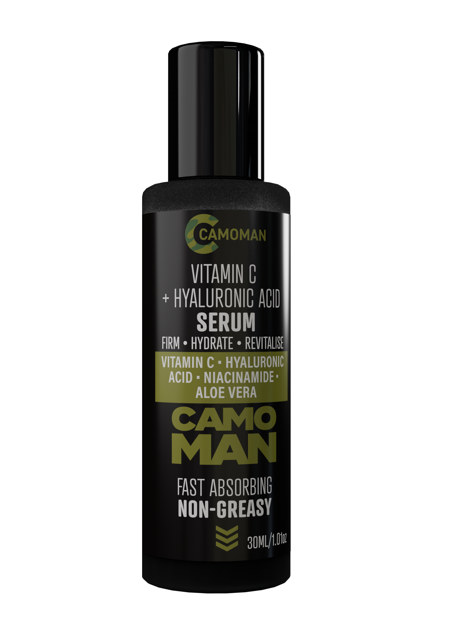Camoman - Vitamin C + Hyaluronic Acid Serum 30ml