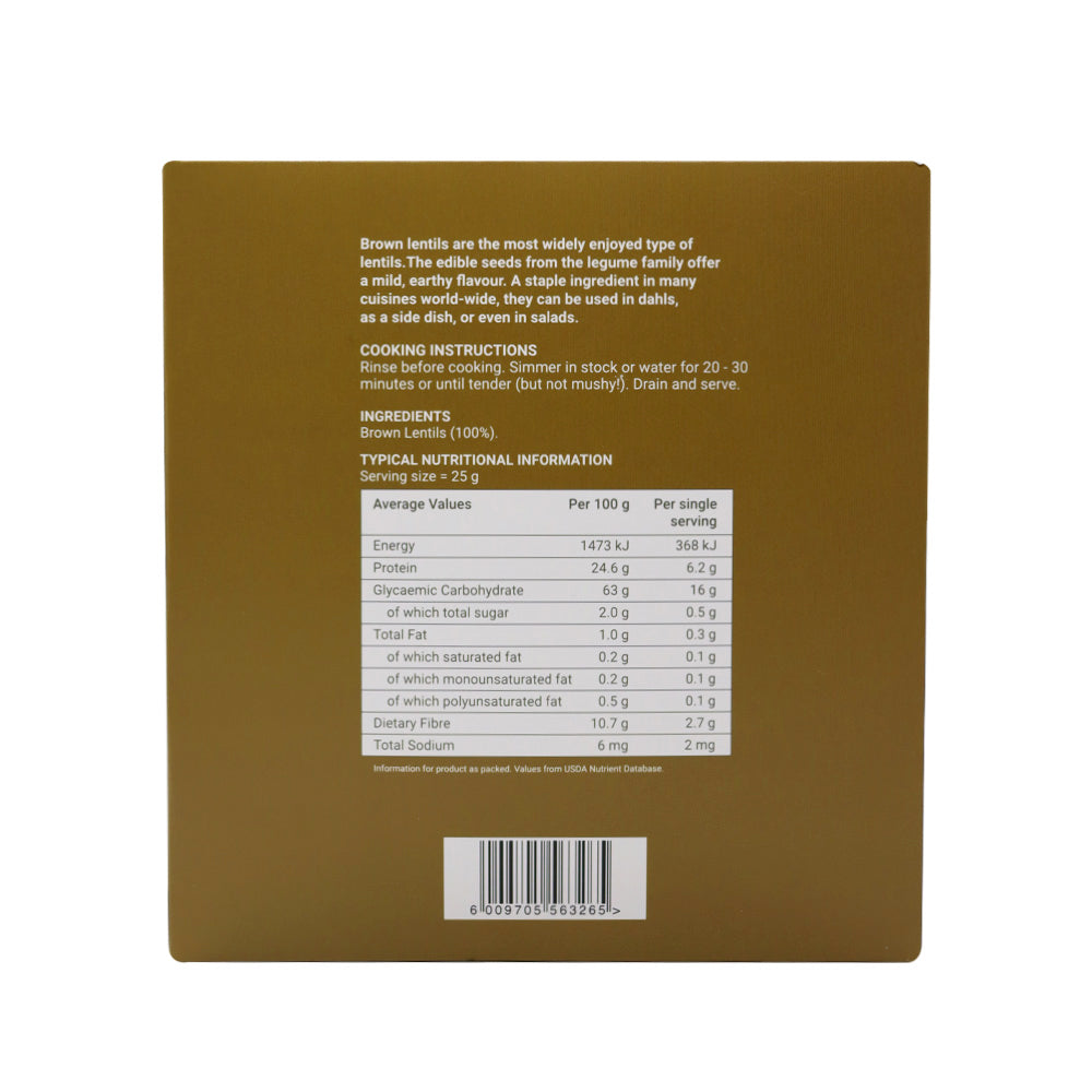 Wellness - Brown Lentils 1kg