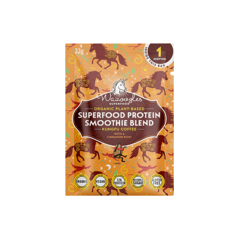 Wazoogles - Superfood Protein Blend Kungfu Coffee 500g