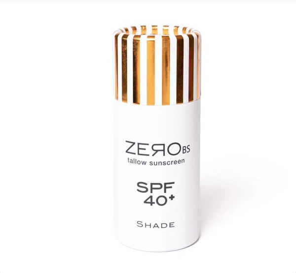 Zero BS - Tallow Based Sunscreen SPF 40+ Shade Push Up 120ml