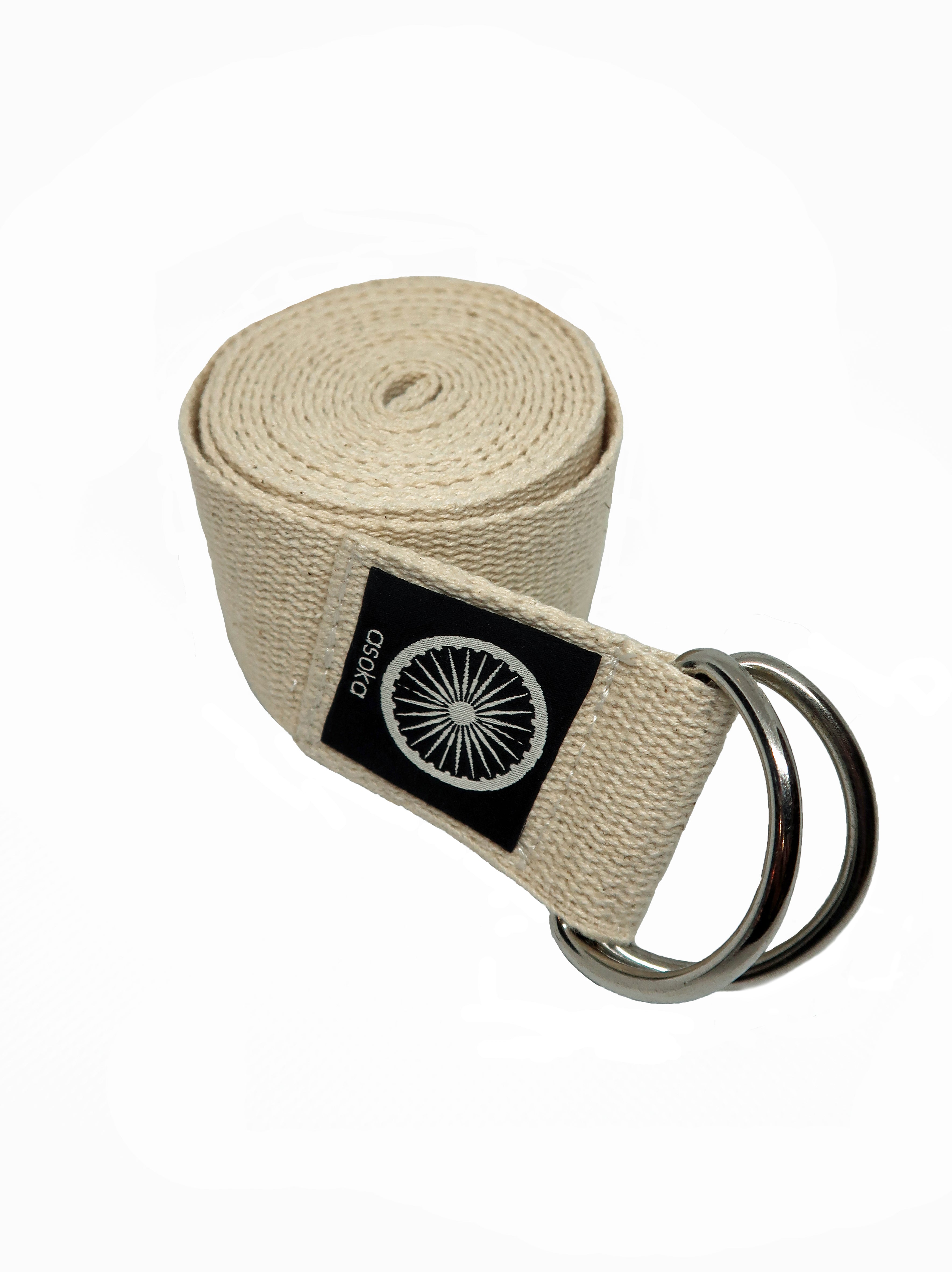 Asoka - Cotton Yoga Strap Natural