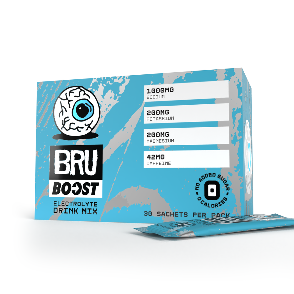 BRU - BOOST Caffeinated Electrolyte Drink 30s