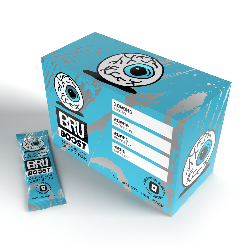 BRU - BOOST Caffeinated Electrolyte Drink 30s