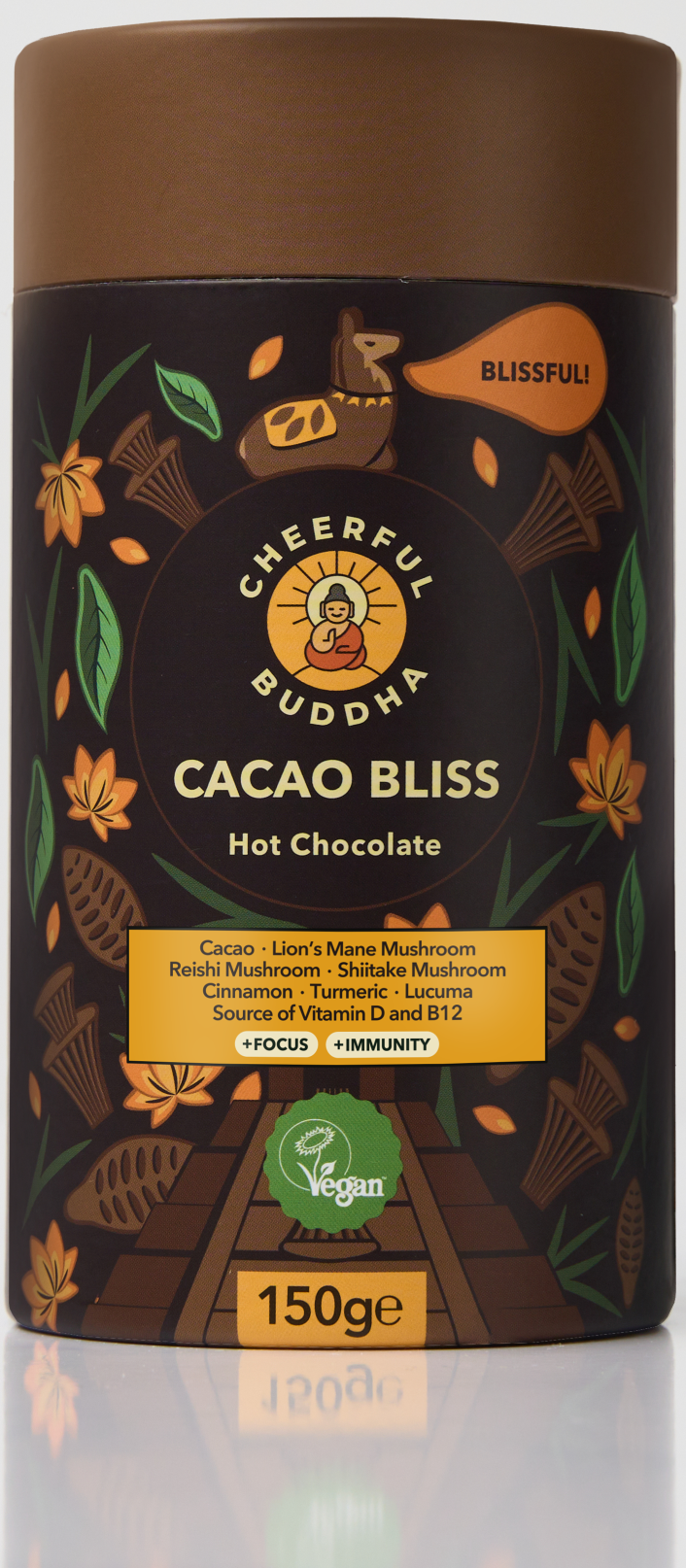 Cheerful Buddha - Superfood Hot Chocolate Cacao Bliss 150g