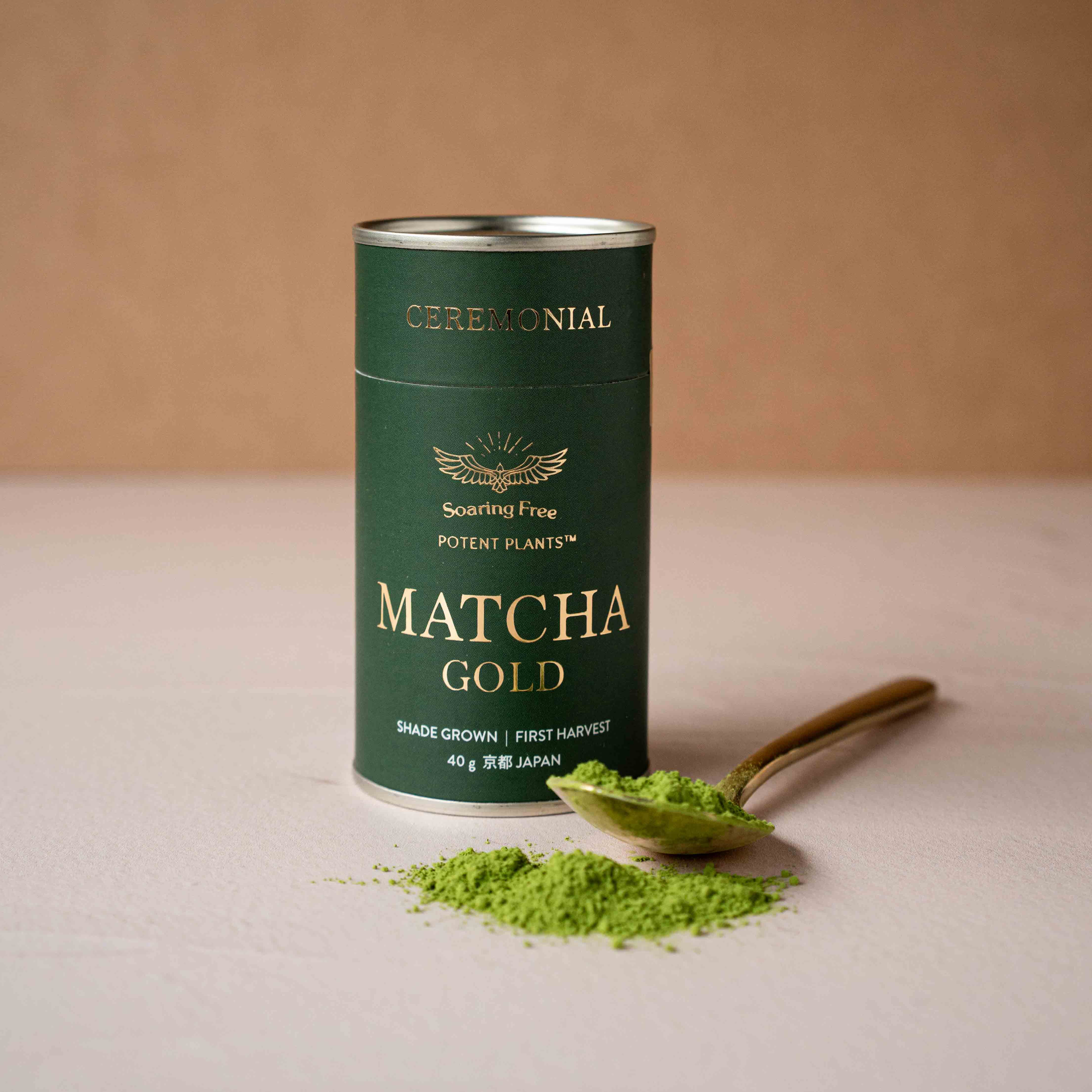 Soaring Free – Potent Plants Matcha Powder Gold 40g