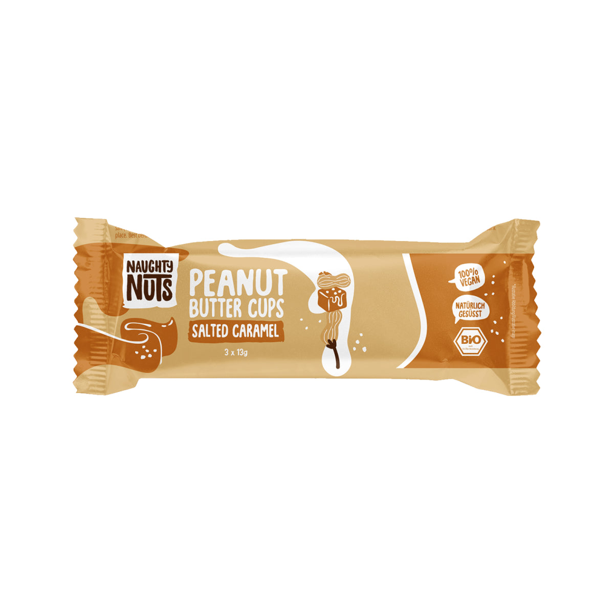 Naughty Nuts - Peanut Butter Cups Salted Caramel 39g