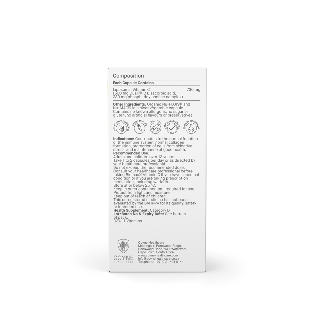 Coyne Healthcare - Biomax Liposomal Vitamin C 30s