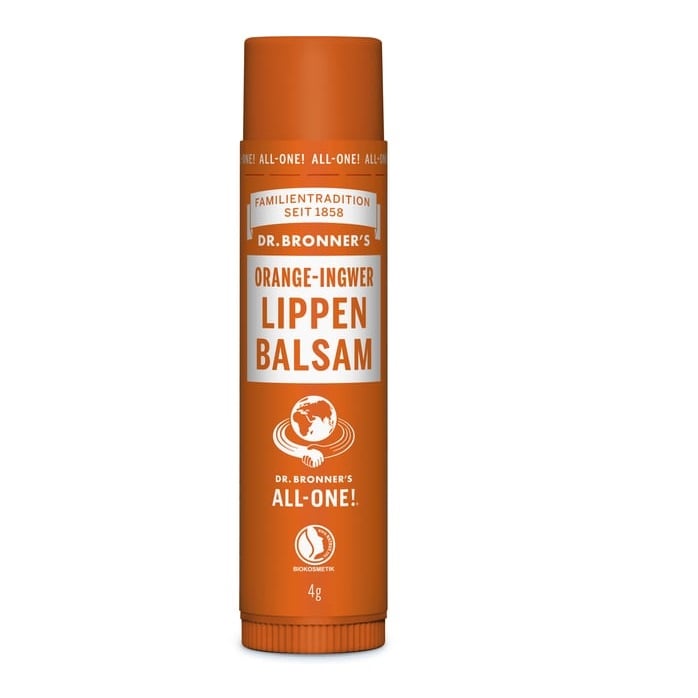 Dr Bronner - Lip Balm Orange Ginger 4g