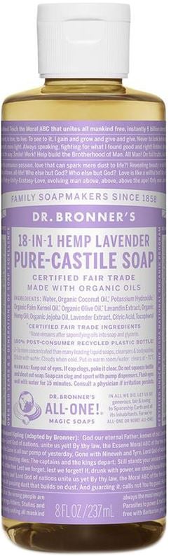 Dr Bronner - Pure Castile Liquid Soap Lavender 237ml