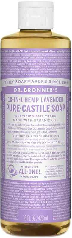 Dr Bronner - Pure Castile Liquid Soap Lavender 473ml