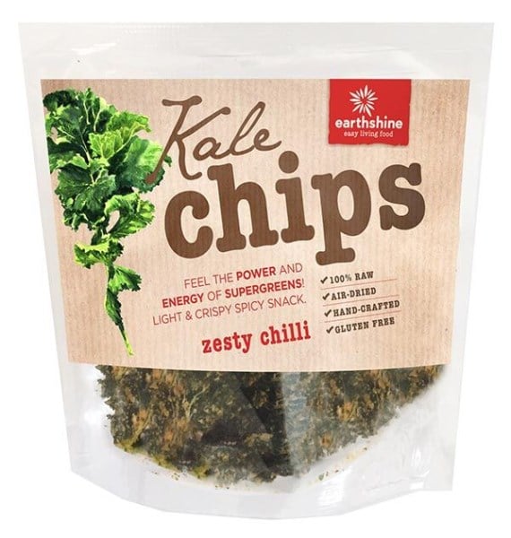 Earthshine - Kale Chips Zesty Chilli 25g