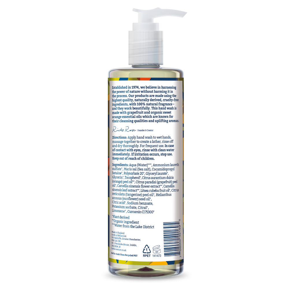 Faith in Nature - Hand Wash Grapefruit & Orange 400ml