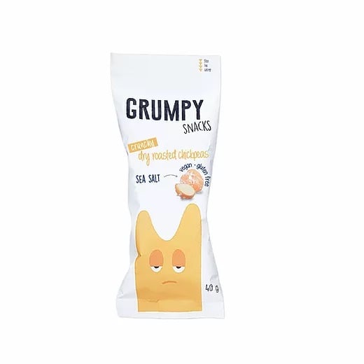 Grumpy Snacks - Chickpeas Roasted Sea Salt 40g