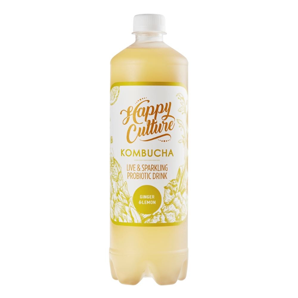 Happy Culture - Kombucha Ginger & Lemon 850ml