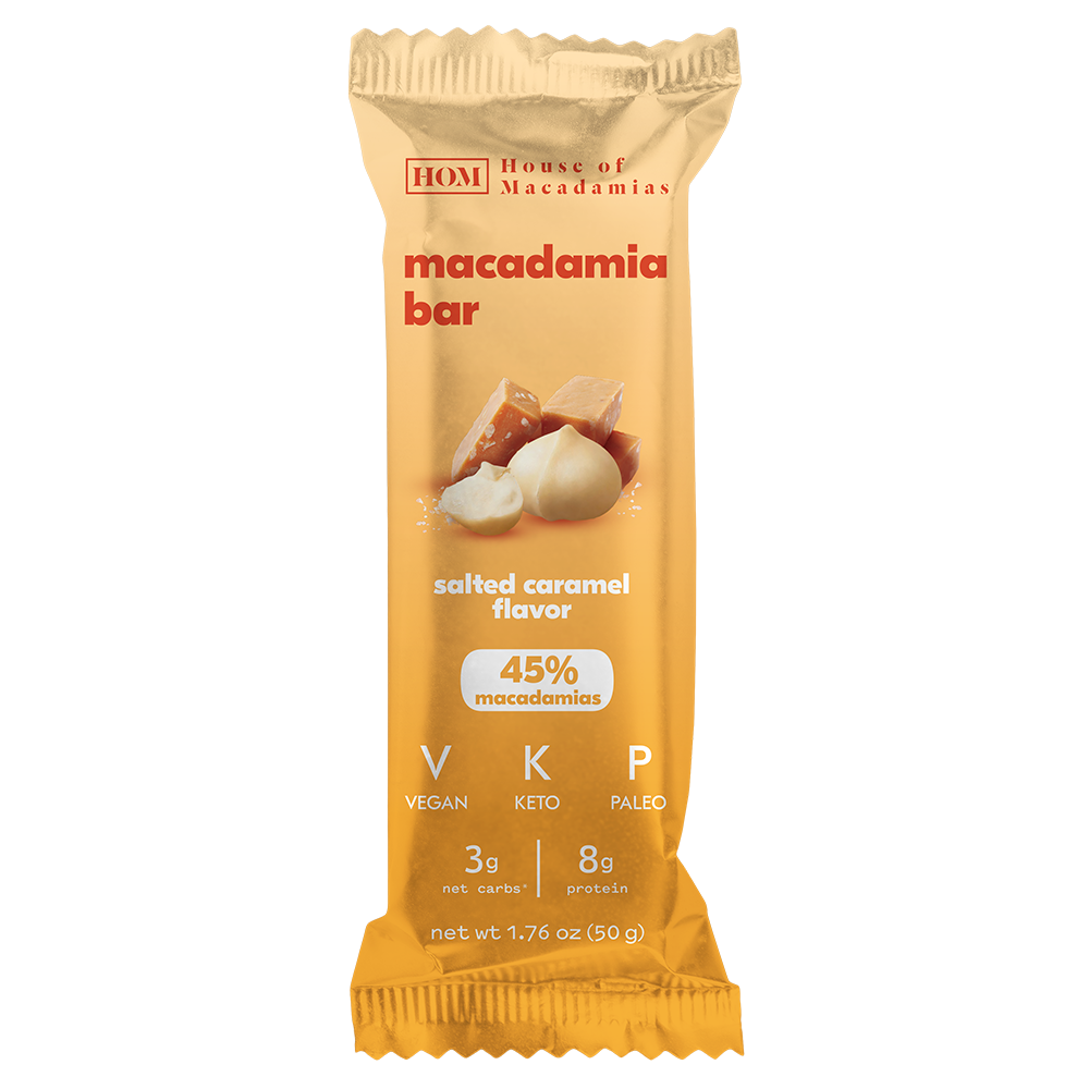 House of Macadamias - Macadamia Bar Salted Caramel 50g