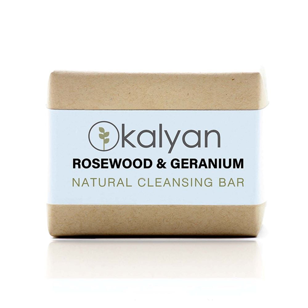 Kalyan - Cleansing Bar Rosewood & Geranium 100g