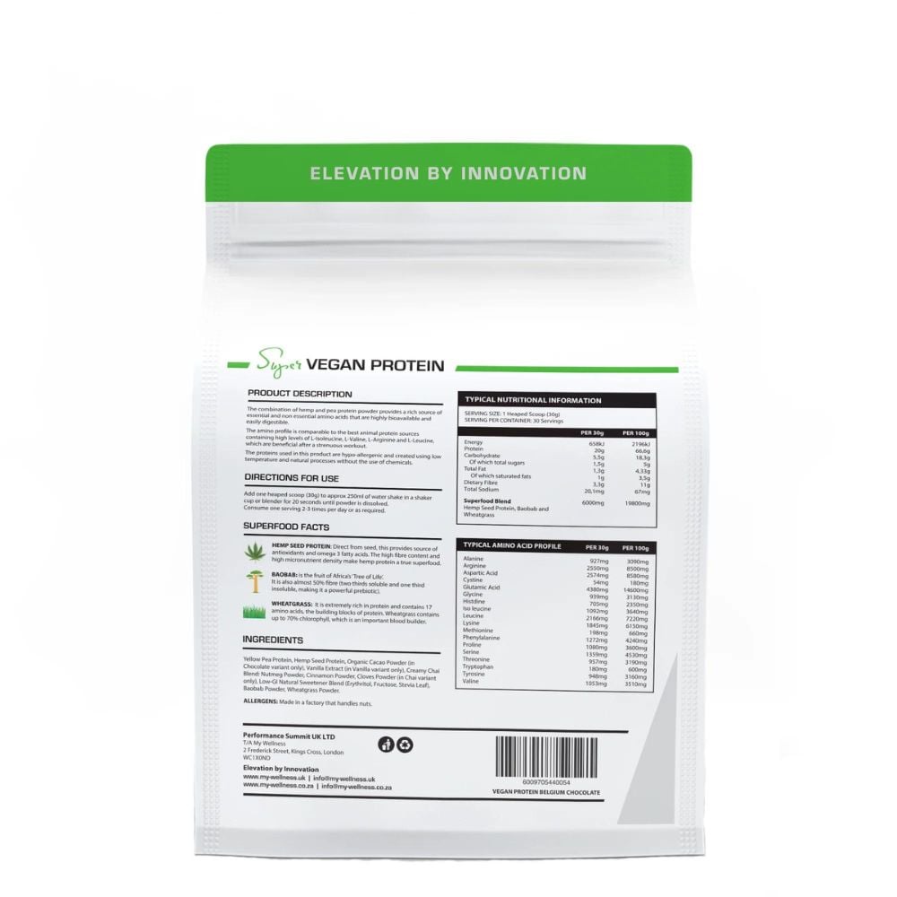 My Wellness - Vegan Protein Chocolate