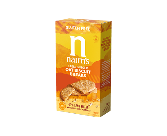 Nairns - Biscuit Breaks Oat & Stem Ginger 160g