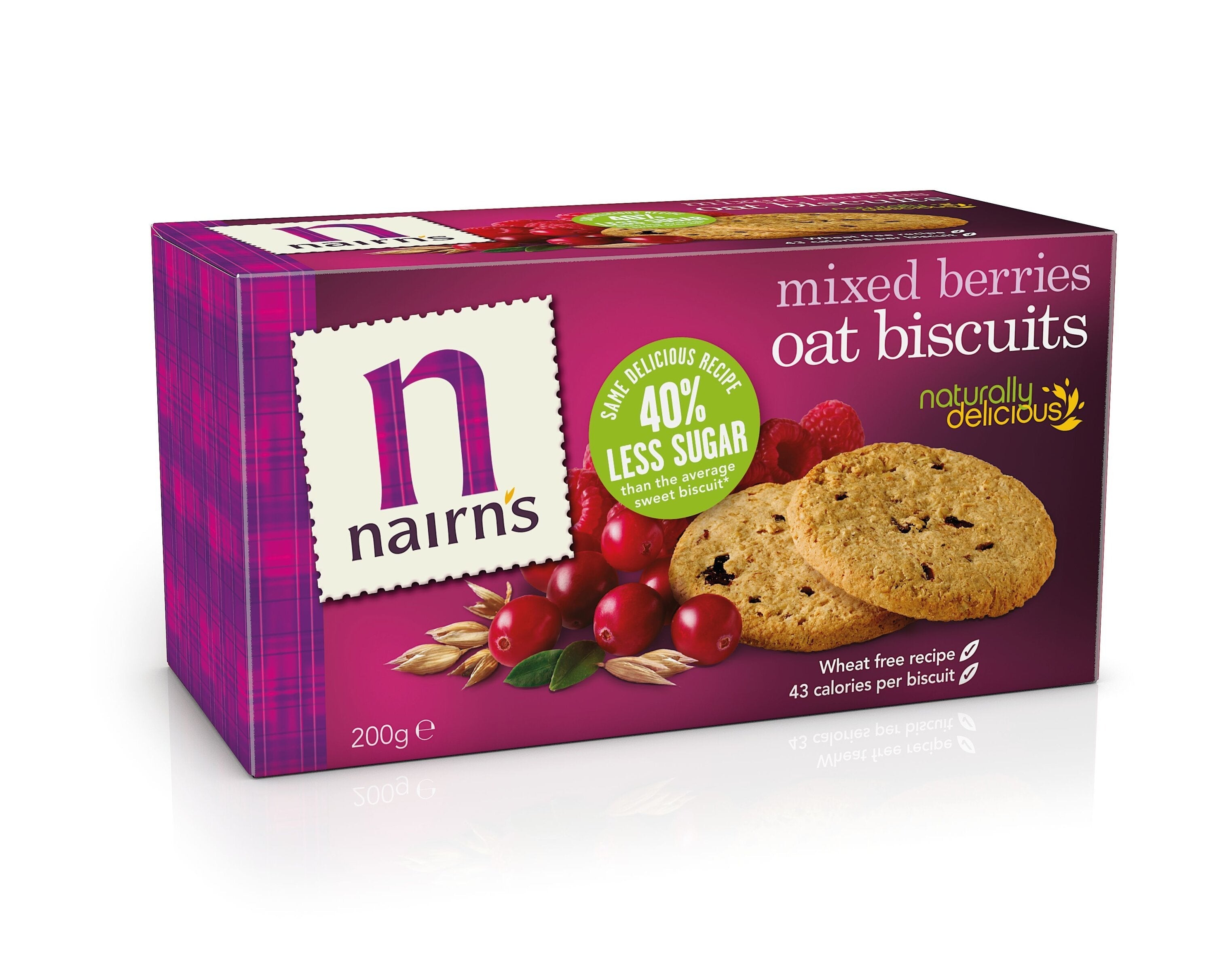 Nairns - Biscuits Oats Mixed Berries 200g