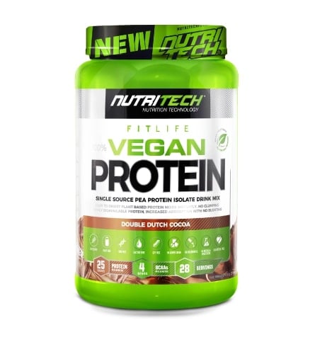 Nutritech- 100% Vegan Protein Double Chocolate