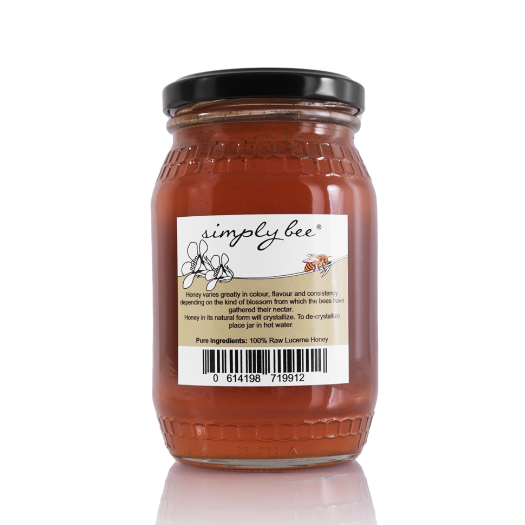 Simply Bee - Honey Raw Fynbos - Glass Jar 500g