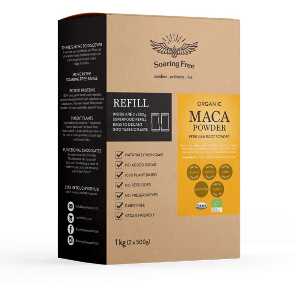 Soaring Free - Yellow Maca Organic 1kg