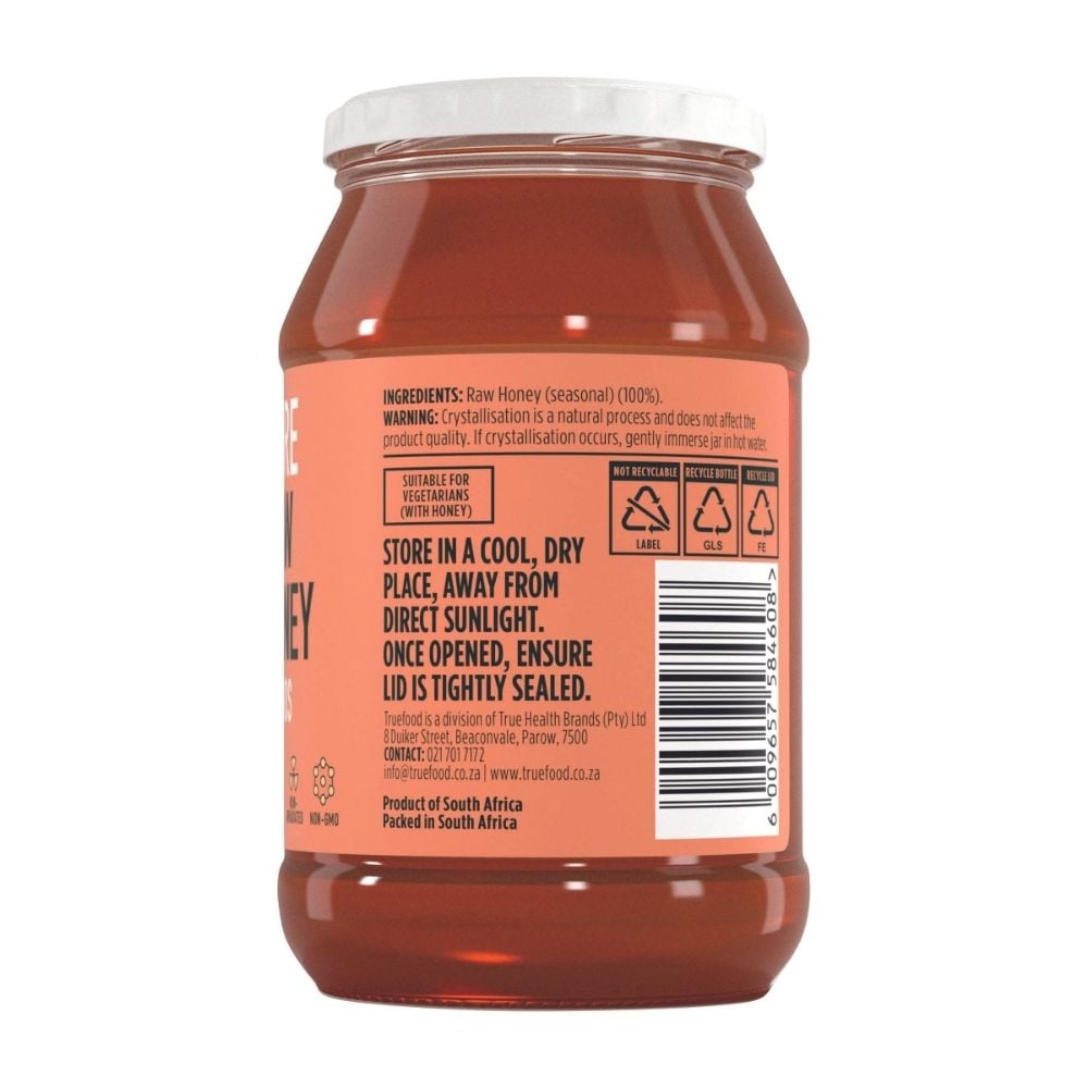 Truefood - Honey Raw Fynbos 1kg