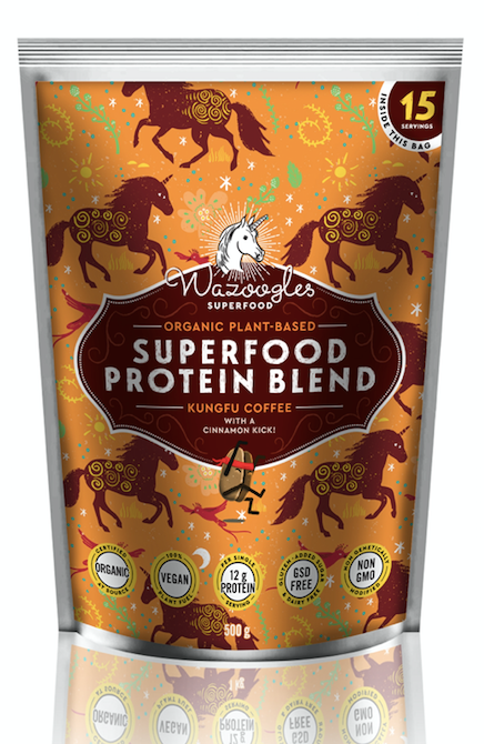 Wazoogles - Superfood Protein Blend Kungfu Coffee