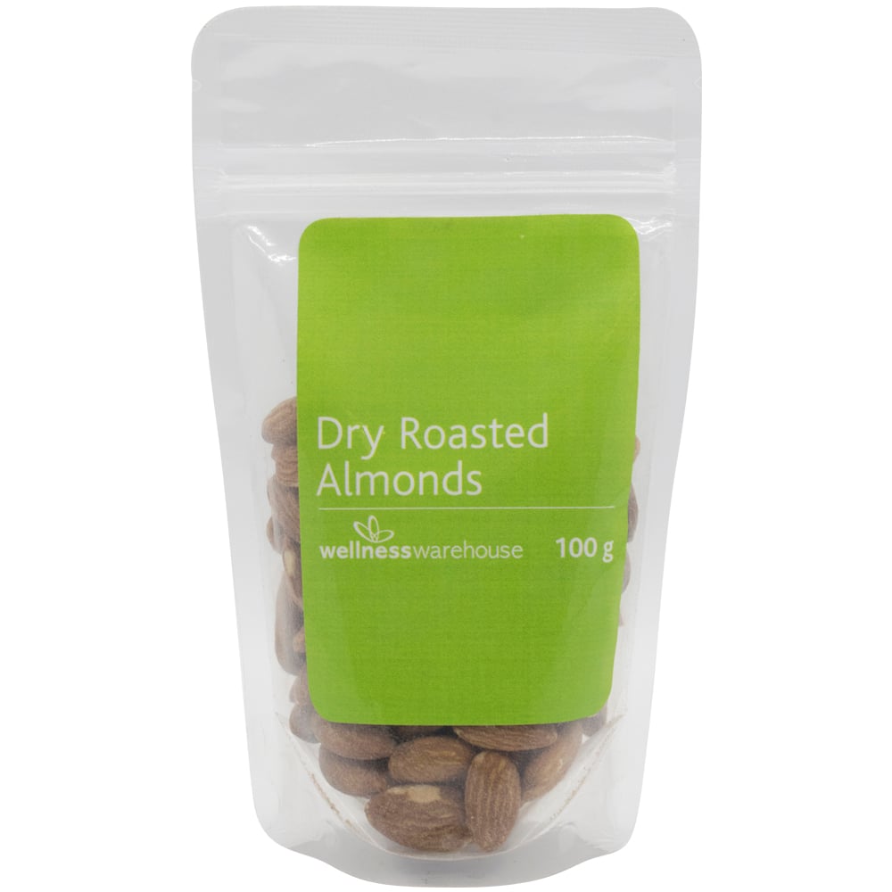 Wellness - Almonds Dry Roasted & Salted 100g