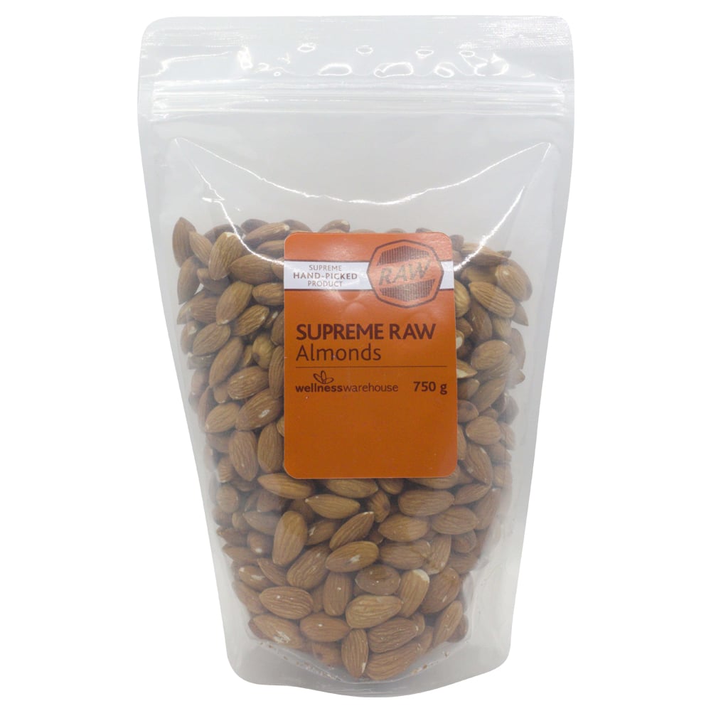Wellness - Almonds Raw 750g