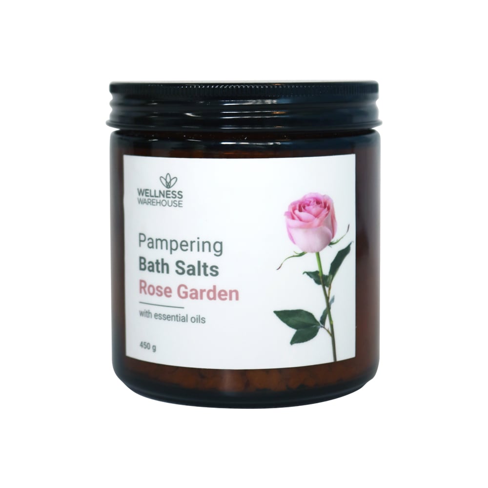 Wellness - Bath Salts Jar Rose 450g