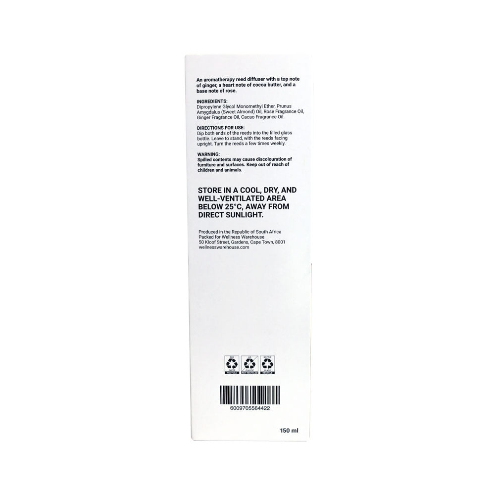 Wellness - Diffuser Cocoa Ginger & Rose 150ml