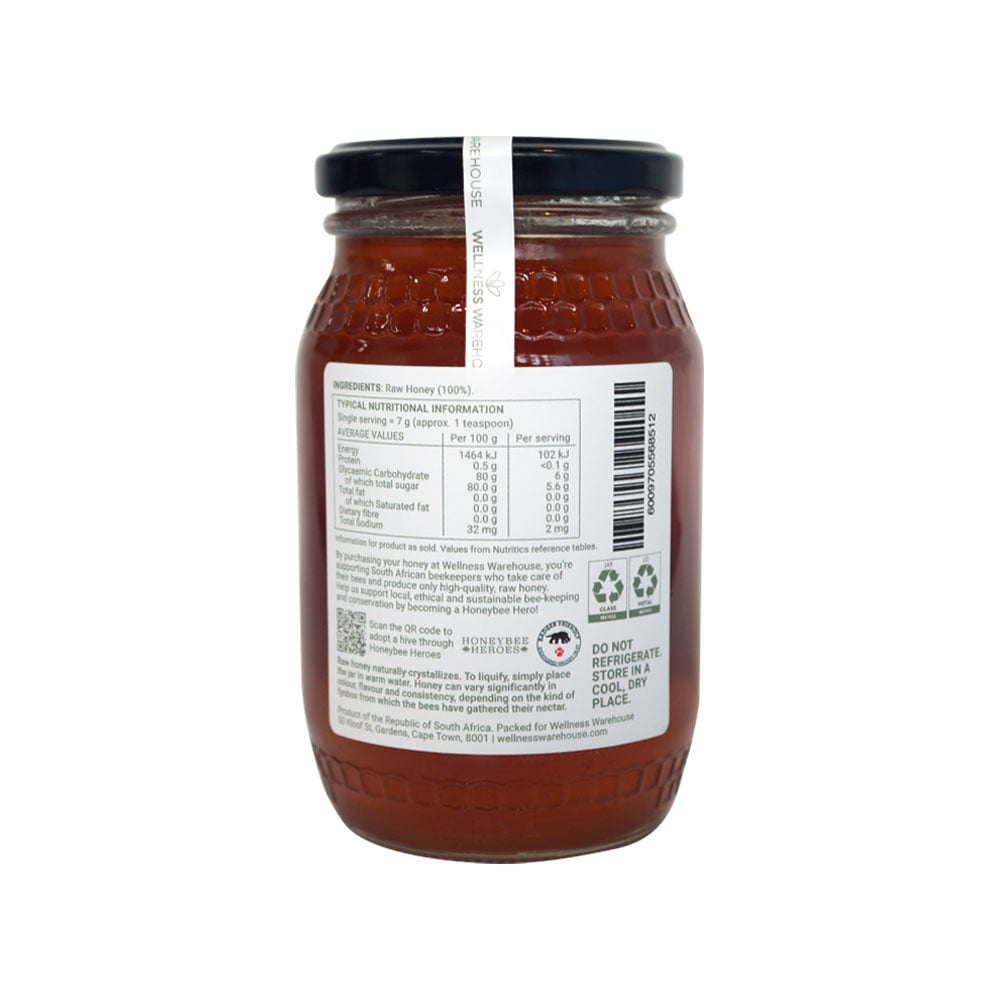Wellness - Honey Raw Fynbos 500g