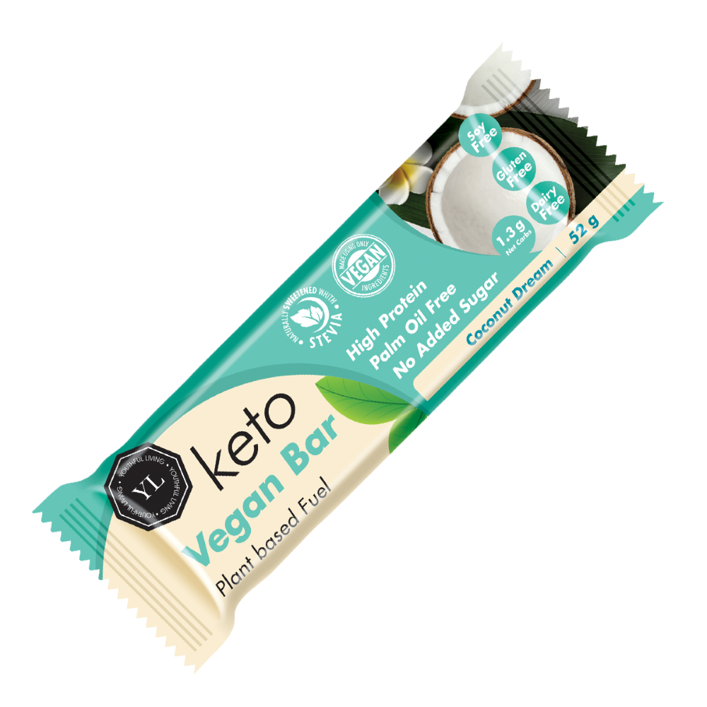 Youthful Living - Bar Vegan Keto Coconut Dream 52g