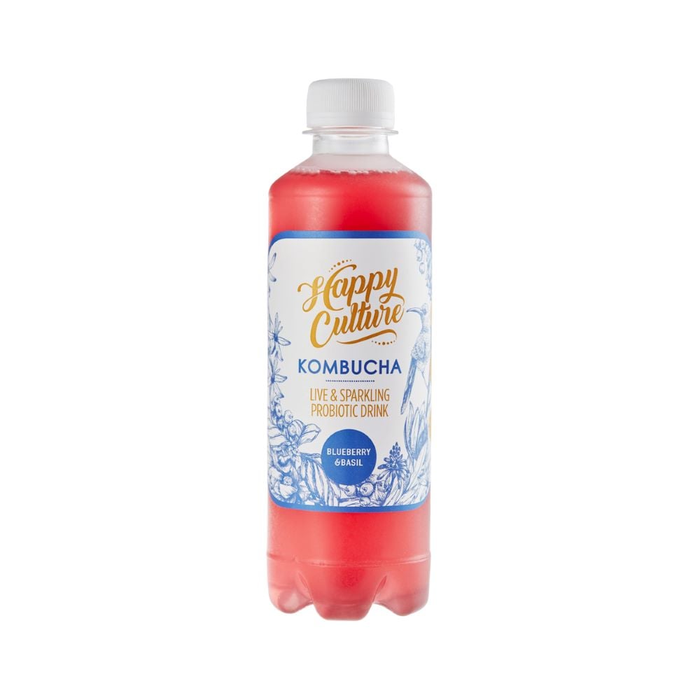Happy Culture - Kombucha Blueberry & Basil 330ml