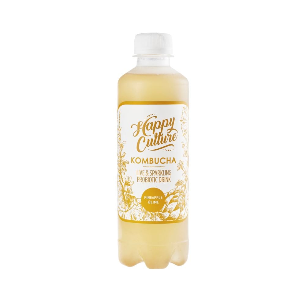 Happy Culture - Kombucha Pineapple & Lime 330ml