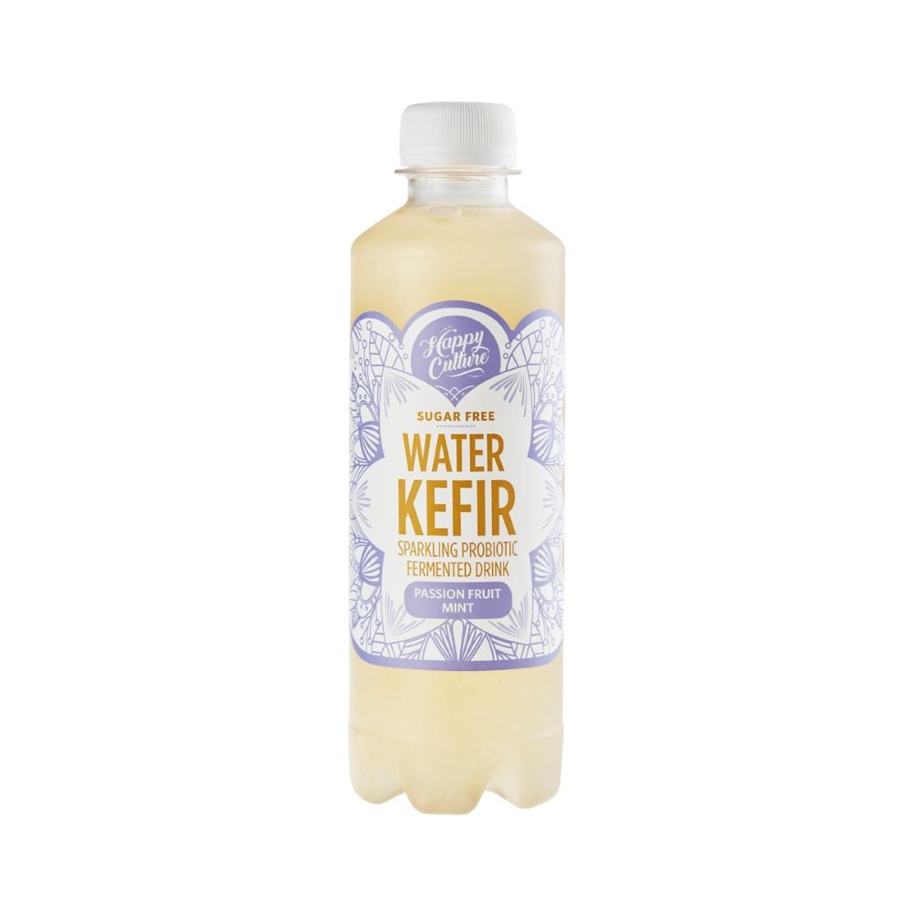 Happy Culture - Water Kefir Passion Fruit Mint 330ml
