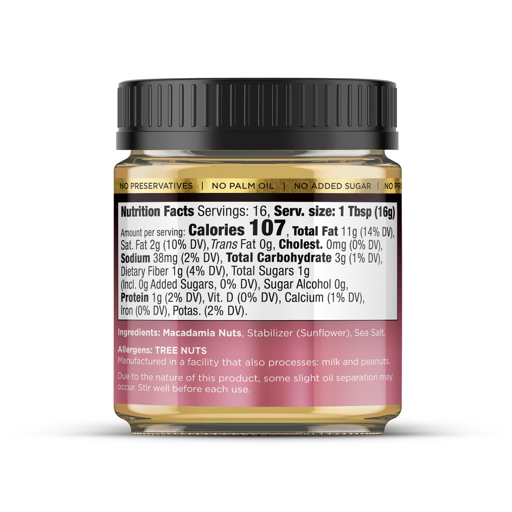 House of Macadamias - Macadamia Nut Butter With Sea Salt 250g